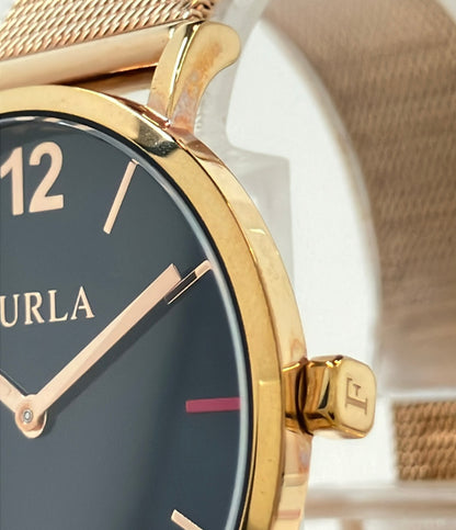 FURLA 腕時計 クオーツ ブラック レディース フルラ