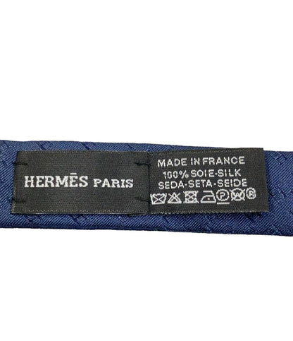 エルメス ネクタイ シルク100% H柄 メンズ HERMES