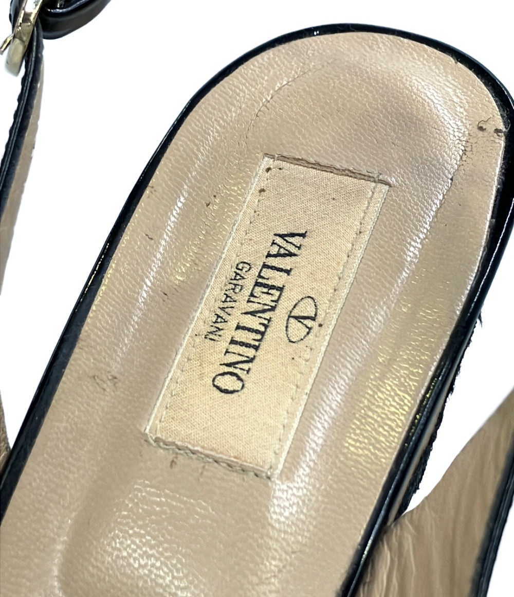訳あり Valentino Garavani バックバンドサンダル ウェッジソール レディース SIZE 39 (24.5cm) ヴァレンティノ・ガラヴァーニ