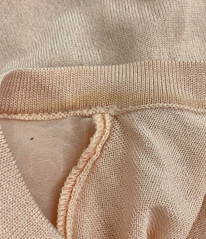 ランバンコレクション 半袖ローズニット レディース SIZE 40 LANVIN COLLECTION