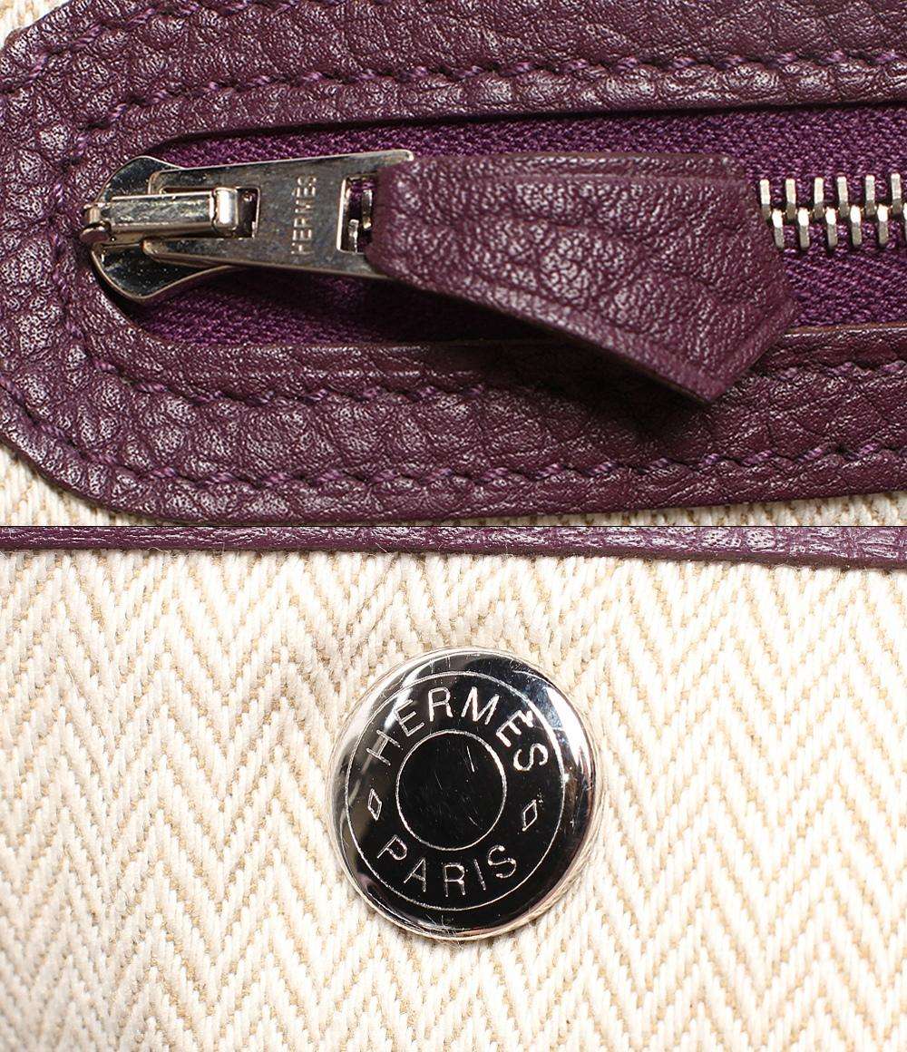 エルメス レザートートバッグ □P刻印 シルバー金具 ガーデンパーティー PM ネゴンダ レディース HERMES