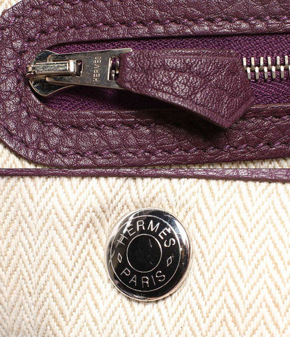 エルメス レザートートバッグ □P刻印 シルバー金具 ガーデンパーティー PM ネゴンダ レディース HERMES