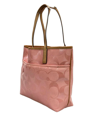 COACH トートバッグ PVCコーティング シグネチャー F23621 レディース コーチ
