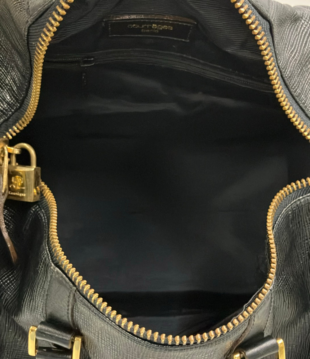 courreges 2way ボストンバッグ ショルダーバッグ 斜め掛け レディース クレージュ