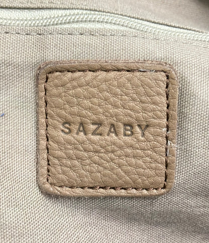 SAZABY ハンドバッグ ショルダーバッグ 2WAY 斜め掛け レザー レディース サザビー