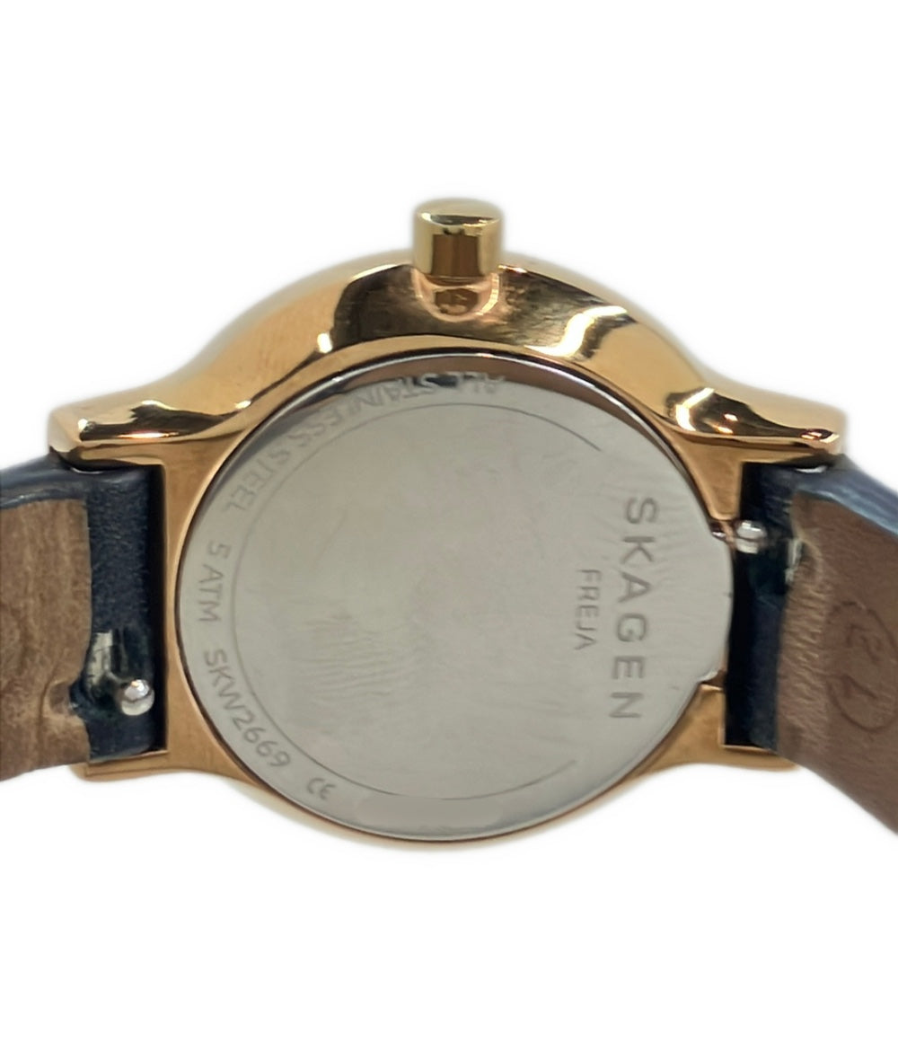 SKAGEN 腕時計 クオーツ ホワイト SKW2669 レディース スカーゲン
