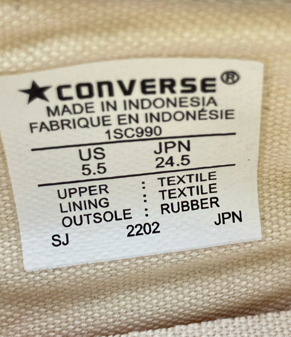 CONVERSE スリッポン ビッグ C FG Tストラップ OX 1SC990 レディース SIZE 24.5 コンバース