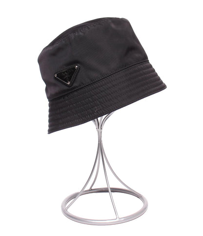 PRADA バケットハット ナイロン 三角プレート 1HC137 2B15 F0002 レディース レディース SIZE S プラダ