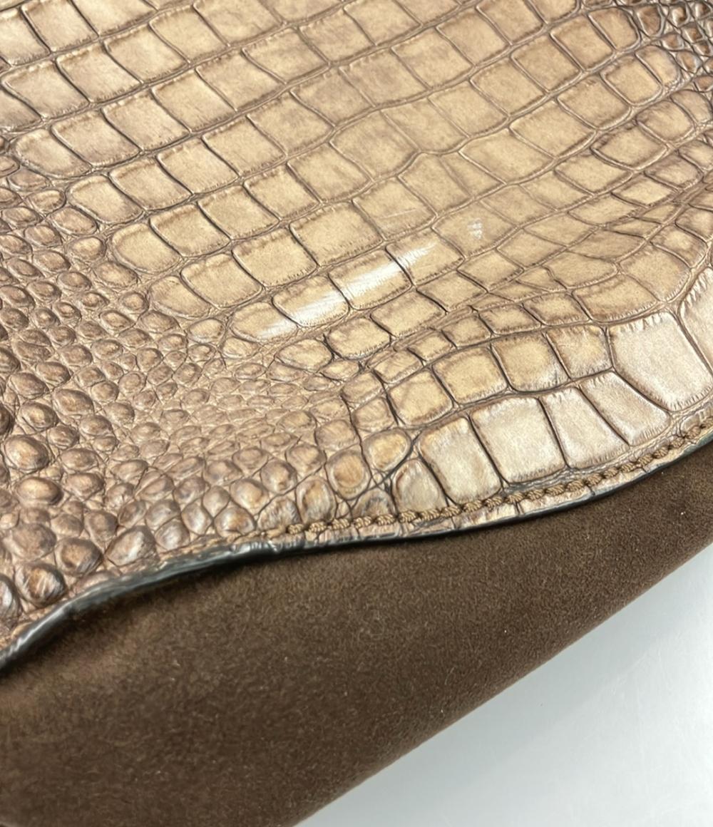 ステファノマーノ クロコトートバッグ レディース STEFANOMANO