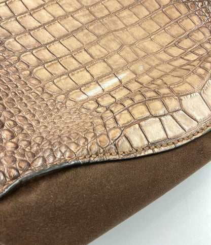 ステファノマーノ クロコトートバッグ レディース STEFANOMANO