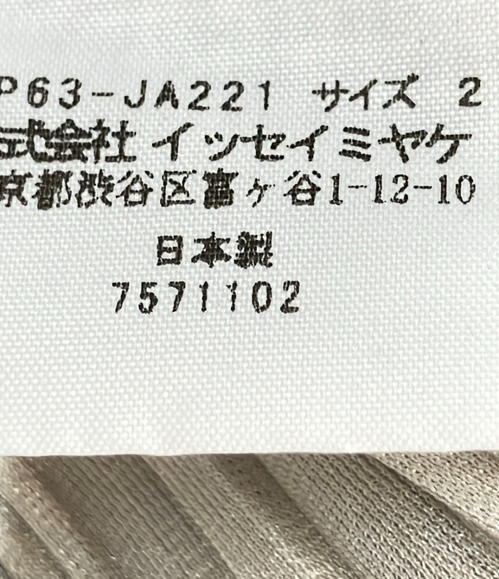 美品 PLEATS PLEASE コート プリーツ ロング ジャケット PP63-JA221 レディース SIZE 2 (M) プリーツプリーズ