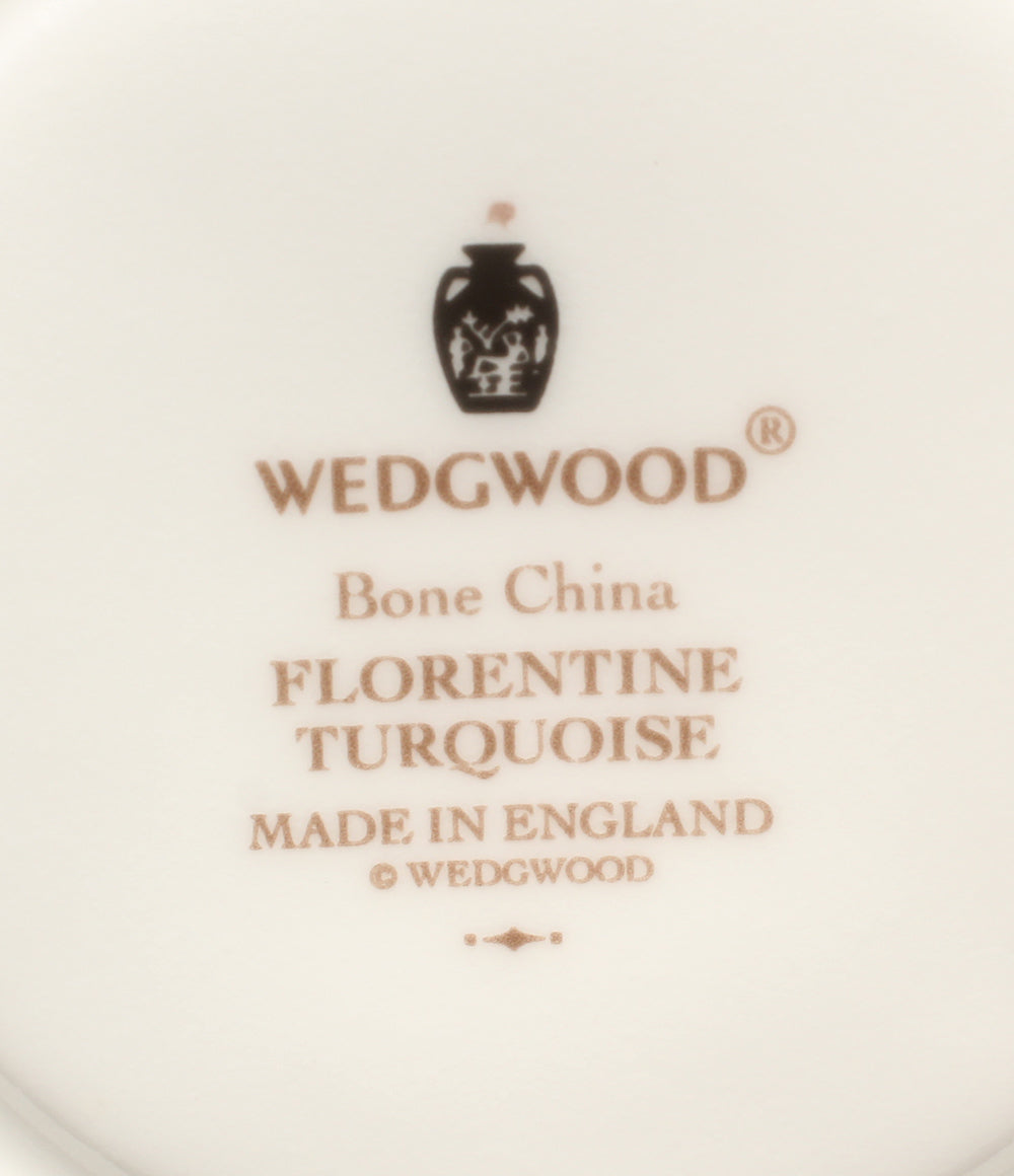 ウェッジウッド  カップ＆ソーサー 6客セット  フロレンティーン ターコイズ       WEDGWOOD