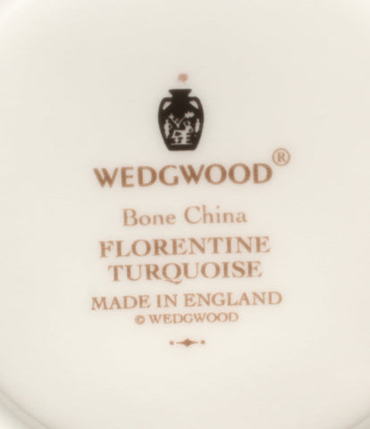 ウェッジウッド  カップ＆ソーサー 6客セット  フロレンティーン ターコイズ       WEDGWOOD