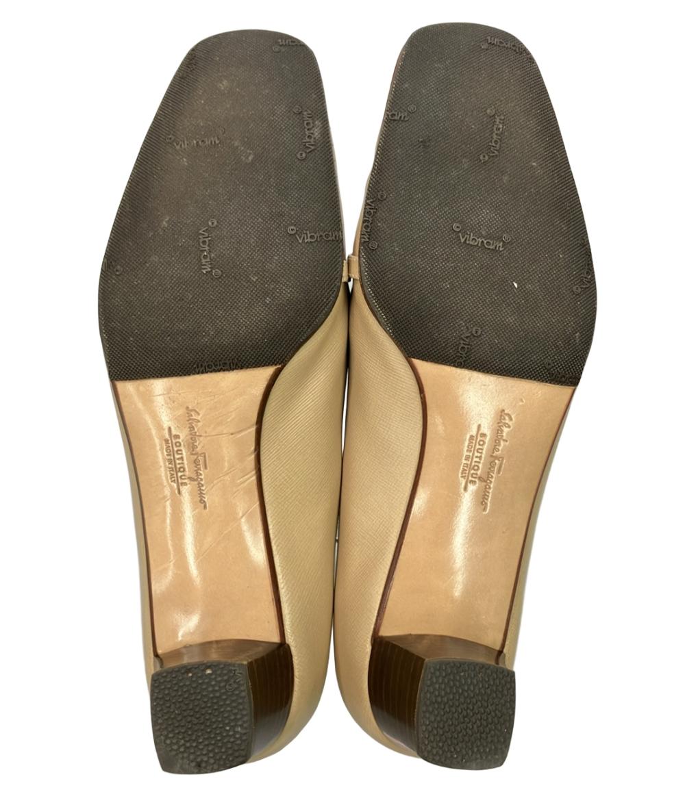 Salvatore Ferragamo スクウェアトゥパンプス レディース SIZE 6 (23.5cm) サルヴァトーレフェラガモ