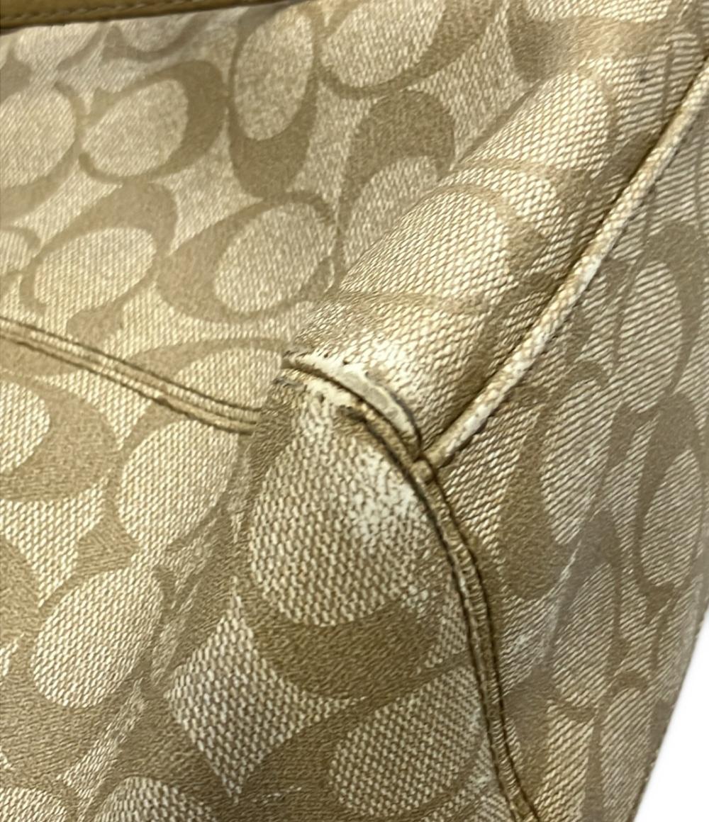 訳あり COACH トートバッグ ショルダーバッグ 肩掛け シグネチャー F19815 レディース コーチ