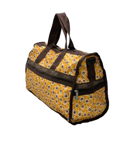 美品 LeSportsac 2way ボストンバッグ ショルダーバッグ 斜め掛け 花柄 レディース レスポートサック