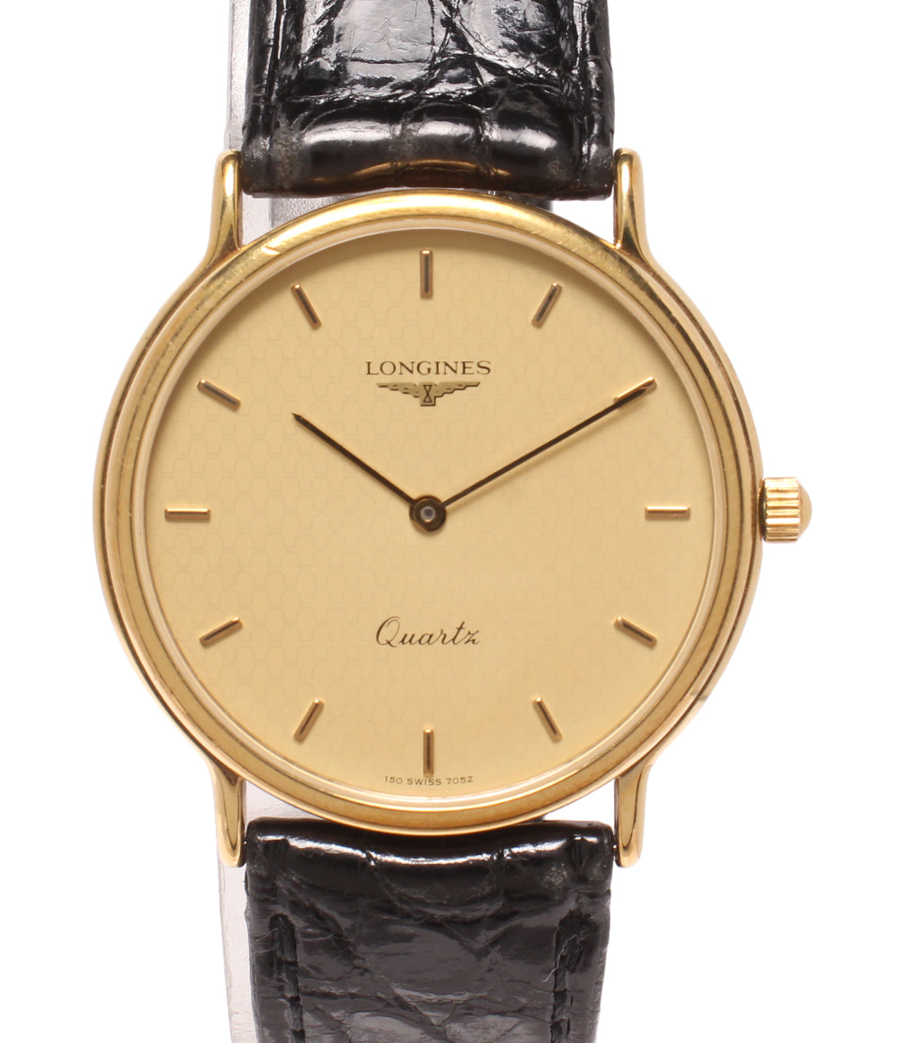 LONGINES 腕時計 クオーツ ゴールド メンズ ロンジン