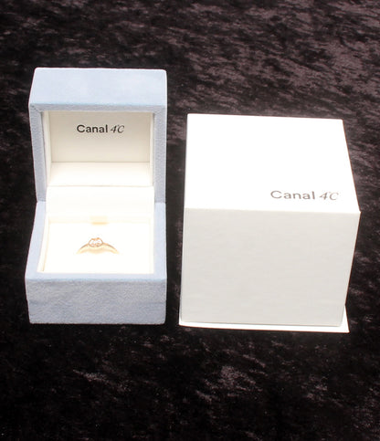 美品 canal4℃ リング 指輪 K7 CZ レディース SIZE 11号 カナルヨンドシー