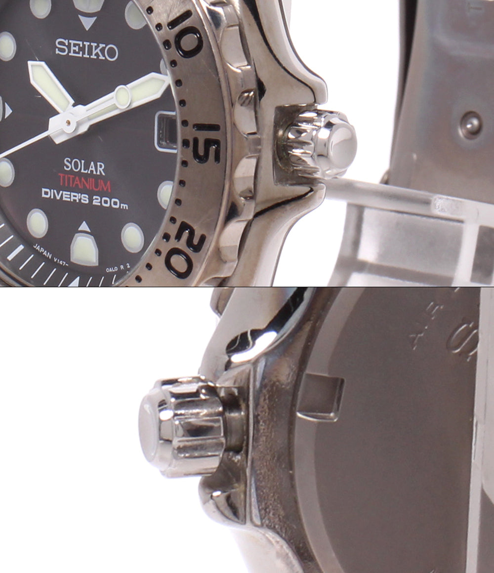 SEIKO 腕時計 PROSPEX プロスペックス ソーラー ブラック SBDN013 メンズ セイコー