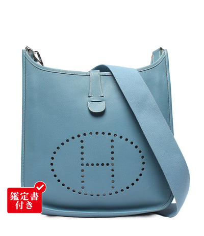HERMES ショルダーバッグ 肩掛け 斜め掛け □J刻印 シルバー金具 エヴリン2 PM レディース エルメス