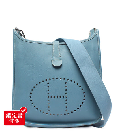HERMES ショルダーバッグ 肩掛け 斜め掛け □J刻印 シルバー金具 エヴリン2 PM レディース エルメス