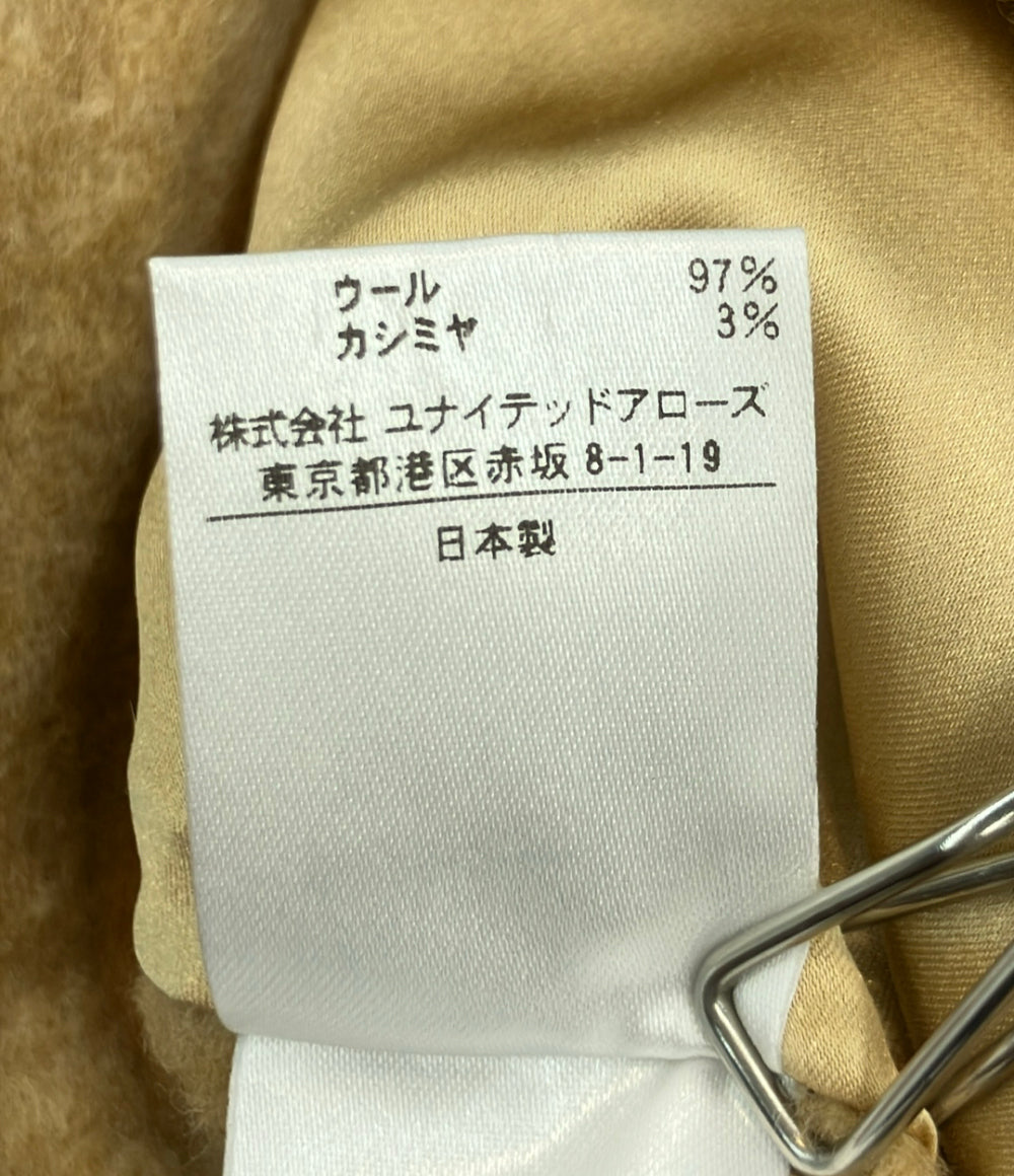 Drawer ウールカシミヤメランジケヌキVネックコート レディース SIZE 34. ドゥロワー