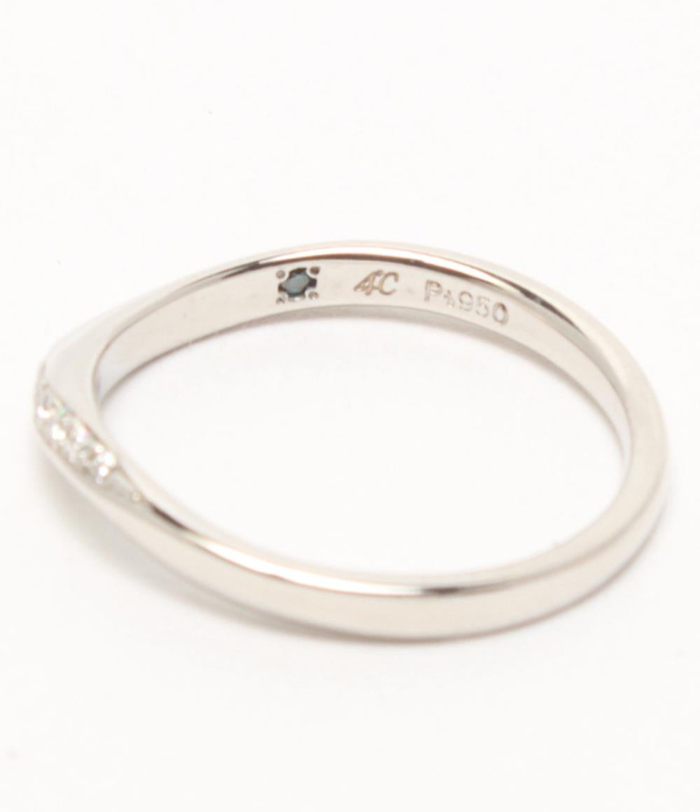 美品 ヨンドシー リング 指輪 Pt950 ダイヤ レディース SIZE 6号 4℃