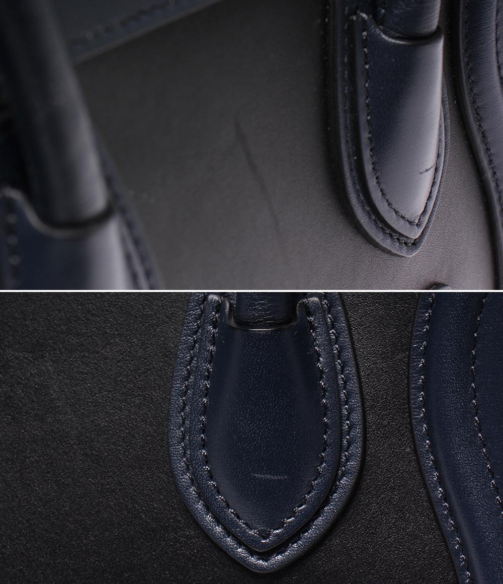 CELINE 2wayハンドバッグ ショルダーバッグ 斜め掛け ナノショッパー ラゲージ レディース セリーヌ