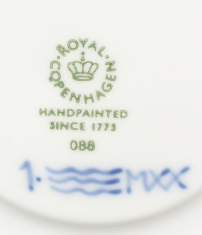 美品 Royal Copenhagen カップ＆ソーサー ブルーフルーテッド プレイン ロイヤルコペンハーゲン