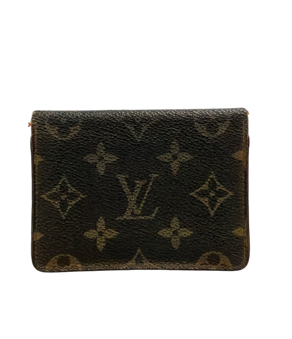 訳あり LOUIS VUITTON パスケース ポルト 2カルト ヴェルティカル モノグラム M60533 メンズ レディース ルイ・ヴィトン