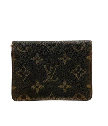 訳あり LOUIS VUITTON パスケース ポルト 2カルト ヴェルティカル モノグラム M60533 メンズ レディース ルイ・ヴィトン