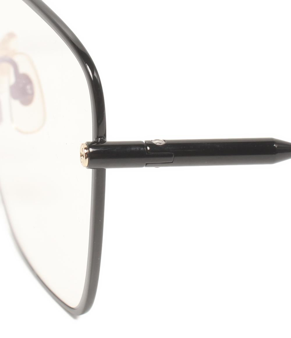 美品 GUCCI 伊達メガネ アイウェア 58□16 スクエアフレーム Asian Fit 001 GG1414O メンズ レディース グッチ