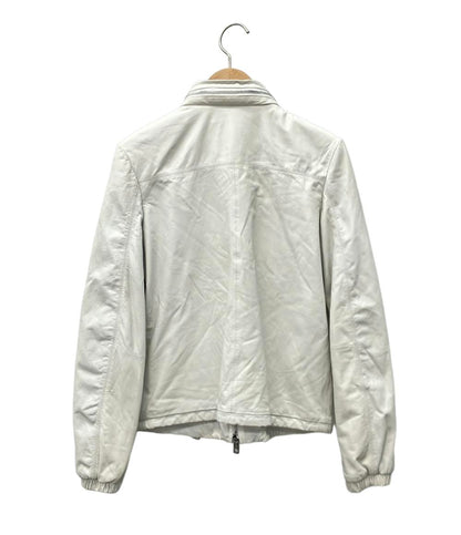 美品 エンポリオ・アルマーニ レザージャケット レディース SIZE 38 Emporio Armani