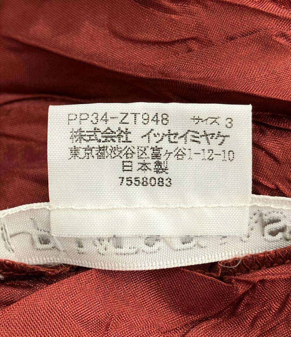 PLEATS PLEASE 長袖 ブラウス レディース SIZE 3 プリーツプリーズ