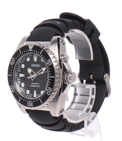 SEIKO 腕時計 キネティック ブラック SKA371P2 メンズ セイコー