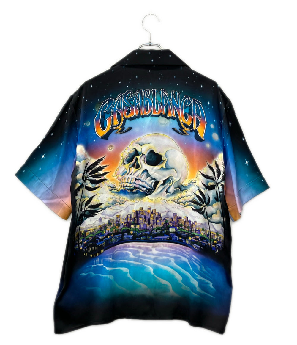 Casablanca 半袖 ラ・プレモニション シルクシャツ メンズ SIZE M カサブランカ
