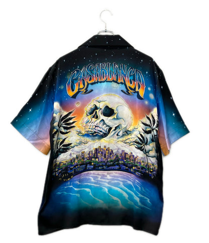 Casablanca 半袖 ラ・プレモニション シルクシャツ メンズ SIZE M カサブランカ