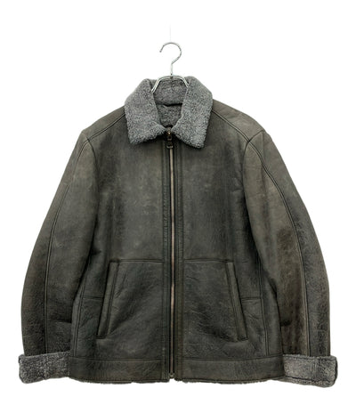 HUGO BOSS レザーボアジャケット メンズ SIZE 46 ヒューゴボス