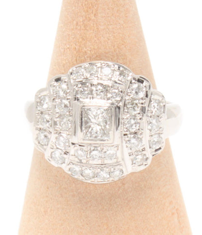 美品 リング 指輪 Pt900 ダイヤ 1.00ct レディース SIZE 10号