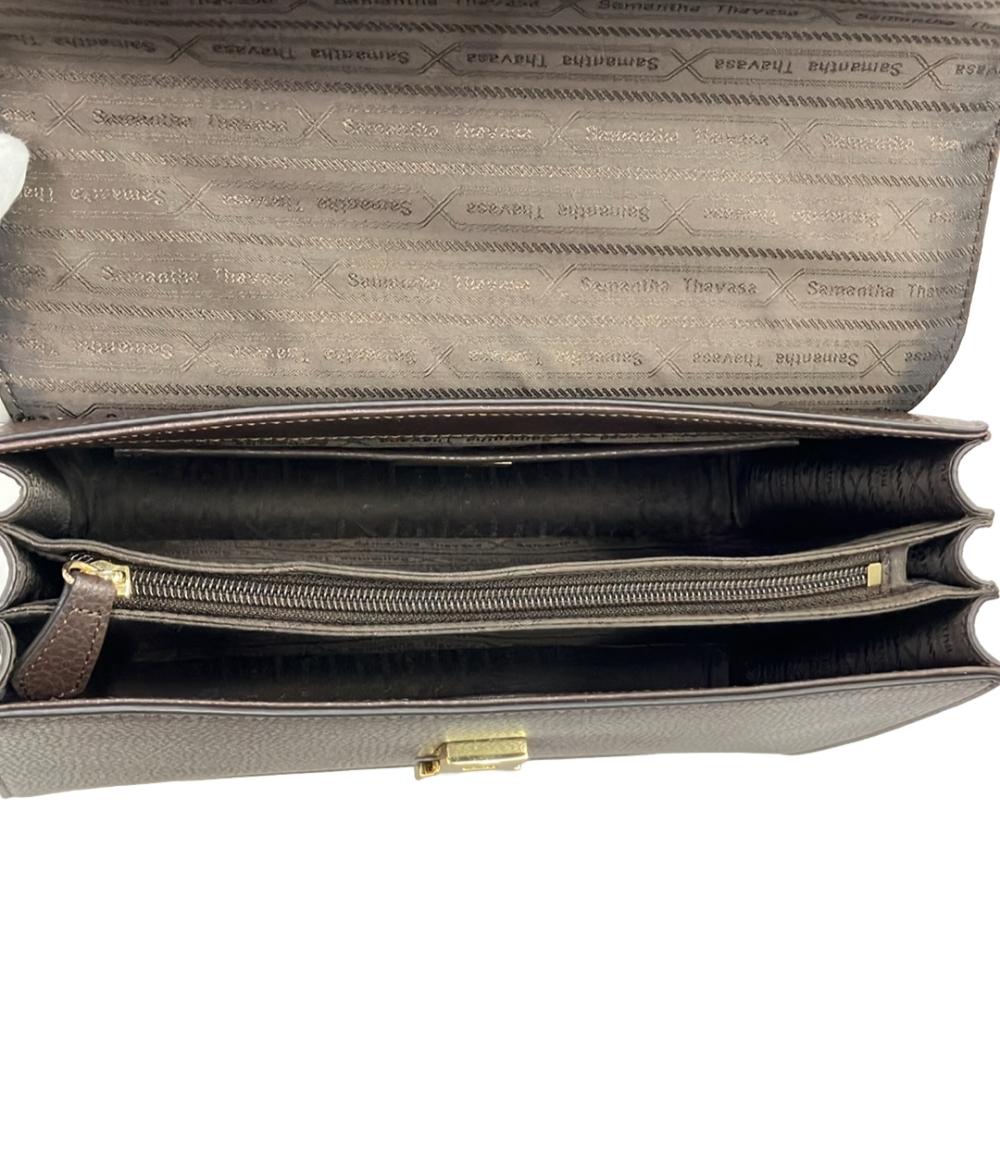 美品 Samantha Thavasa ハンドバッグ ショルダーバッグ 2WAY 斜め掛け レザー レディース サマンサタバサ