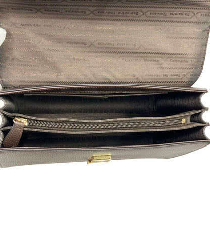 美品 Samantha Thavasa ハンドバッグ ショルダーバッグ 2WAY 斜め掛け レザー レディース サマンサタバサ