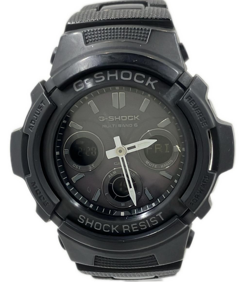 CASIO 腕時計 G-SHOCK ソーラー ブラック AWG-M100BC メンズ カシオ