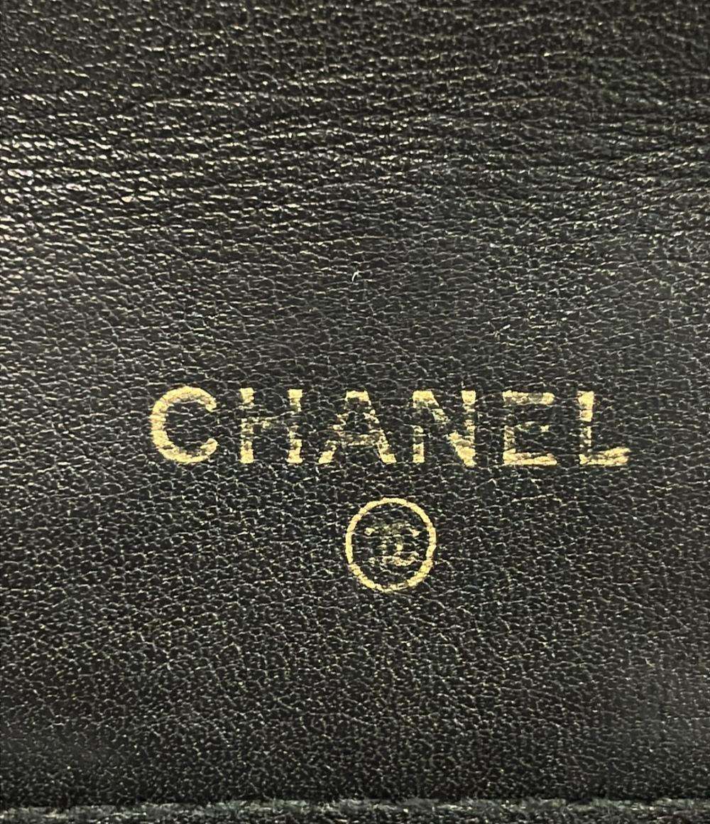 CHANEL カードケース コインケース ゴールド金具 ビコローレ サテン レディース シャネル