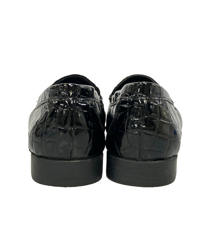 美品 Clarks ローファー クロコ型押し レディース SIZE 6 クラークス
