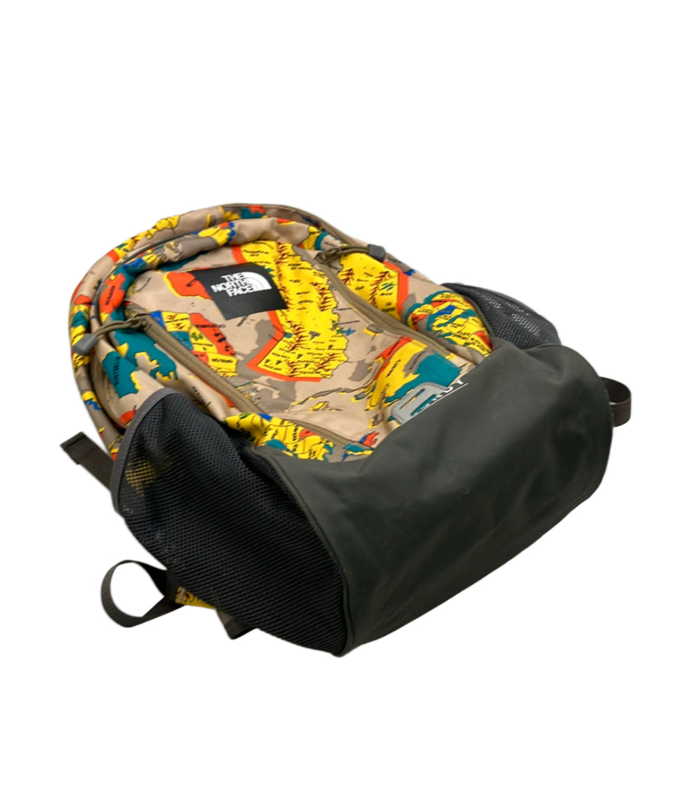 美品 THE NORTH FACE リュック デイパック 地図柄 ラウンディ Roundy NMJ72202 キッズ ザ・ノース・フェイス