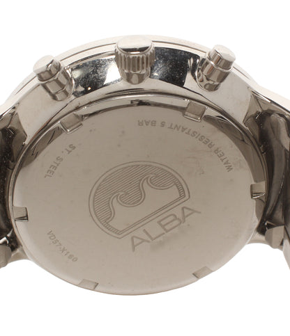 ALBA 腕時計 クオーツ ブラック VD57-X160 メンズ アルバ