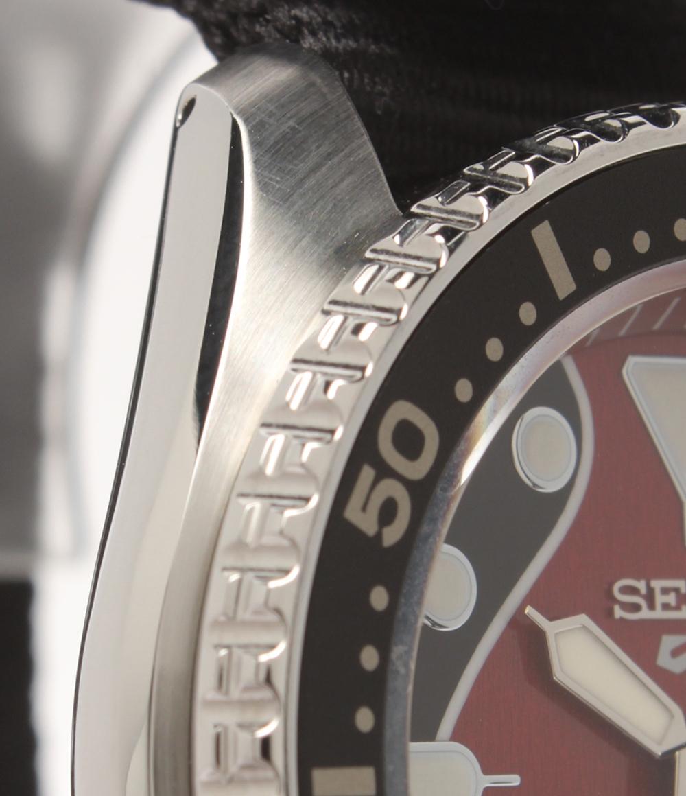 SEIKO 腕時計 QUEEN ブライアン・メイ レッド・スペシャルモデル 5 スポーツ 自動巻き レッド 4R36-08H0（SBSA073） メンズ セイコー