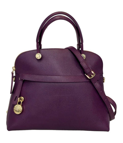 美品 FURLA 2way ハンドバッグ ショルダーバッグ 斜め掛け レザー レディース フルラ