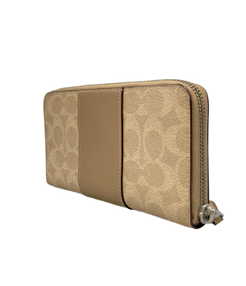 COACH ラウンドファスナー長財布 シグネチャー 31546 レディース コーチ