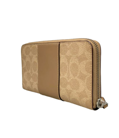 COACH ラウンドファスナー長財布 シグネチャー 31546 レディース コーチ